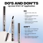 Sacheu Lip Liner STAY-N Peel Off Lip Stain — Long Lasting Waterproof Lip Tint with Hyaluronic Acid & Vitamin E — Transfer Proof Matte Finish, Vegan & Cruelty-Free (HEY-zel) - Image 9