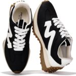 Project Cloud Trendy Fashion Sneakers for Women 2026 - Memory Foam and Non-Slip Comfortable Casual Ladies Shoes for Womens Fashion Sneakers - Lightweight Lace-up Shoes (Lecco)