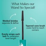 Thrive Causemetics Liquid Lash Extensions Mascara, Tubing Thrive Mascara Lengthening, Volumizing & Curling, Smudge Proof, Washable, No Clumping or Flaking, Vegan & Cruelty Free, Brynn (Rich Black) - Image 4