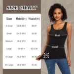TVKSOM 5 Pack Basic Tank Tops for Women Undershirt Ribbed Sleeveless Casual Basic Tanks Top - Image 6