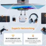 GEEKOM A6 Mini PC with AMD Ryzen 7 6800H, 16GB DDR5 RAM (Upgradable, Not LPDDR), 1TB PCIe 4.0 NVMe SSD, Compact Aluminium Design Windows 11 Pro Desktop Computer with USB4/8K/Wi-Fi 6E/BT 5.2/SD Slot - Image 9