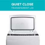 BLACK+DECKER 3.0 Cu. Ft. Portable Washer, 26.5 lb. Capacity Washing Machine, 6 Cycles, Quick Connect Sink Adapter and Drain Hose Included, Transparent Lid & LED Display, BPW30MW, White - Image 3