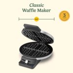 Cuisinart Waffle Maker, 1250W Round Classic Waffle Iron, 5-Setting Adjustable Browning Control, WMR-CANAS, Brushed Stainless - Image 7