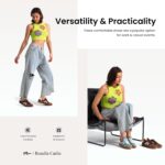 Rosella Carlie Womens Sneakers - Women's Fashion Sneakers with Removable Insole - Stylish and Lightweight Spring Shoes for Women Casual Non-Slip Lace-Up Walking Footwear - Image 5