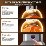 Portable Clothes Dryer, Clothes Dryer Hold 12 Items Up, With Time Setting、Remote Control, Portable Dryers For Laundry, Apartments, RV, Travel, Low noise、Energy Saving (Grey) - Image 4