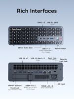 MINISFORUM MS-S1 MAX Mini AI Workstation PC, AMD Ryzen AI Max+ 395 (16C/32T),RDNA3.5 GPU,128GB LPDDR5x UMA RAM,Dual M.2 PCIe 4.0, PCIe x16 Slot, USB4 V2(80Gbps)& Dual 10GbE, 320W PSU,Wi-Fi 7 - Image 9