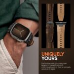 Suitisbest Leather Band Compatible for Apple Watch Ultra Band 49mm 46mm 45mm 44mm 42mm 41mm 40mm, Genuine Leather Replacement Strap for iWatch series 11 10 9 8 7 6 5 4 3 2 1, SE 3 2 1, Ultra 3 2 1 - Image 5