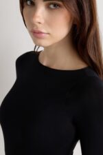 Intimissimi Woman's Sheer Boat Neck Modal Cashmere Ultralight Top - Image 5