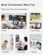 C4 Mini PC 11 Pro, Ryzen 5 3550H (Beat 4300U /3500U /3300U) Desktop Computer Dual 1000Mbps NIC LAN, 16GB RAM 512GB SSD Micro PC, WiFi 5, BT 5.0, Triple Display, PC for Home Theater, Office - Image 8