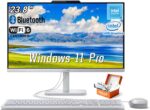 Lenovo A100 24” FHD All-in-One Desktop Computer, Intel 4-Core Processor, 16GB RAM, 512GB SSD, WiFi 6, Bluetooth 5.2, RJ45, Business & Home, Wired Keyboard and Mouse, Windows 11 Pro, W/Accessories