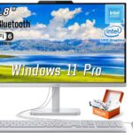 Lenovo A100 24” FHD All-in-One Desktop Computer, Intel 4-Core Processor, 16GB RAM, 512GB SSD, WiFi 6, Bluetooth 5.2, RJ45, Business & Home, Wired Keyboard and Mouse, Windows 11 Pro, W/Accessories
