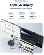 KAMRUI Pinova P1 Mini PC Computer, AMD Ryzen 4300U Processor, 16GB DDR4 RAM 256GB M.2 SSD, Mini Desktop Computer Support Triple 4K, USB-C, WiFi, Bluetooth, Ethernet, HTPC for Business, Education, Home - Image 5