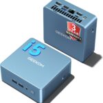 GEEKOM Mini PC[Business Cost-Saving Star] IT12(3-Year Coverage) with 12th Gen Intel i5-12450H Mini Computers,16 RAM/512GB SSD(Not LPDDR) Windows 11 Pro Desktop PC (Low-Power),Dual USB 4/8K(UHS-II)