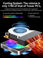 GMKtec Gaming Mini PC, K12 AMD Ryzen 7 H 255 (Upgraded 8745HS) 32GB DDR5 RAM 2TB SSD, Desktop Computer 3X M.2 2280 Expansion, Oculink, Dual NIC 2.5G, HDMI 2.1, USB4 - Image 8