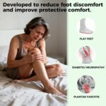 MAFEKE Womens Wide Toe Box Walking Shoes Arch Support Orthotic Shoes Tennis Gym Fashion Sneakers for Swelling Bunion Plantar Fasciitis US 6-11 - Image 4