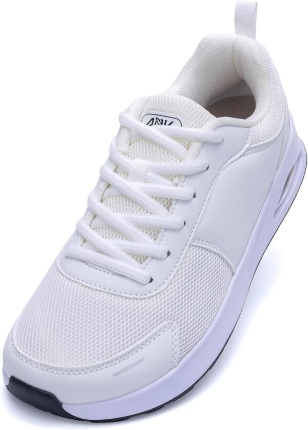 MAFEKE Womens Wide Toe Box Walking Shoes Arch Support Orthotic Shoes Tennis Gym Fashion Sneakers for Swelling Bunion Plantar Fasciitis US 6-11