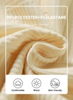 JMIERR Men's 2 Piece Outfits Knit Jacquard Pullover Sweatshirt Tracksuit & Joggers Sweatpants Sweatsuit Sets with Pockets - Image 9