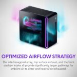 Alienware Aurora Gaming Desktop ACT1250 - Intel Core Ultra 7 265F, 32GB DDR5 RAM, 1TB SSD, NVIDIA GeForce RTX 5070, 1000W Platinum Rated PSU, Windows 11 Home, Clear Panel - Black - Image 2