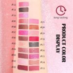 Kaely 2-in-1 Mauve Metallic Lipstick and Lip Liner Makeup, Shimmer Liquid Metallic Lipsticks for Women, Glitter Lip Gloss Stain Long Lasting Waterproof Smudge Proof 24 Hour, Vegan & Cruelty-Free, 16 - Image 4