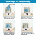 Portable Washing Machine, Underwear Washer, Small Washing Machines, Mini Washing Rechargeable Cordless Washing-Machine, Laundry Cup for Bra, Underwear, Socks (1 L capacity) - Image 6