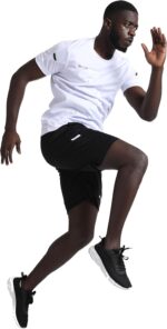 BUYJYA Men's Workout Clothes Athletic Shorts Shirt Set 3 Pack Basketball Football Training Running Gym Christmas gifts - Image 5