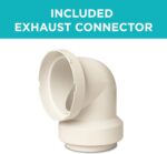 BLACK+DECKER BCED37 Compact Dryer for Standard Wall Outlet, Small, 4 Modes, Load Volume 13.2 lbs., White - Image 9