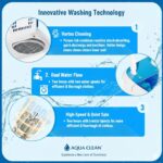 Portable Washing Machine,18 lbs Capacity,Washer and Dryer Combo Machine for Homes & Apartments,Twin Tub Laundry Washer with Spin Cycle - Image 5