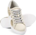 PARTY Women's Fashion Star Sneaker Lace Up Low Top Comfortable Cushioned Walking Shoes - Image 4