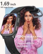 MorePro Fitness Tracker with 24/7 Heart Rate & Blood Pressure Monitor, Blood Oxygen & Sleep Tracker, Smart Watch with Step Calorie Counter, IP68 Waterproof Activity Tracker for Women Men Android iOS - Image 8