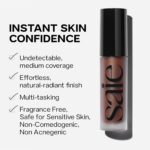 Suggest a better title and return a single title only without any other comments: Saie Slip Tint Radiant Cream Concealer & All-Over Face Makeup - Concealer for Dark Circles, Redness & Blemishes - Lightweight Makeup Made with Hydrating Hyaluronic Acid - Shade 4 (0.17 oz) - Image 8