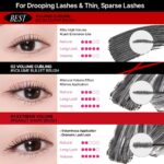 CLIO Kill Lash Superproof Mascara, Waterproof Mascara Black, Volumizing for Natural Curling Eyelash, Long-Lasting, Clump & Smudge-Free, for Sensitive Eyes, Korean Makeup Beauty (002 Volume Curling) - Image 6