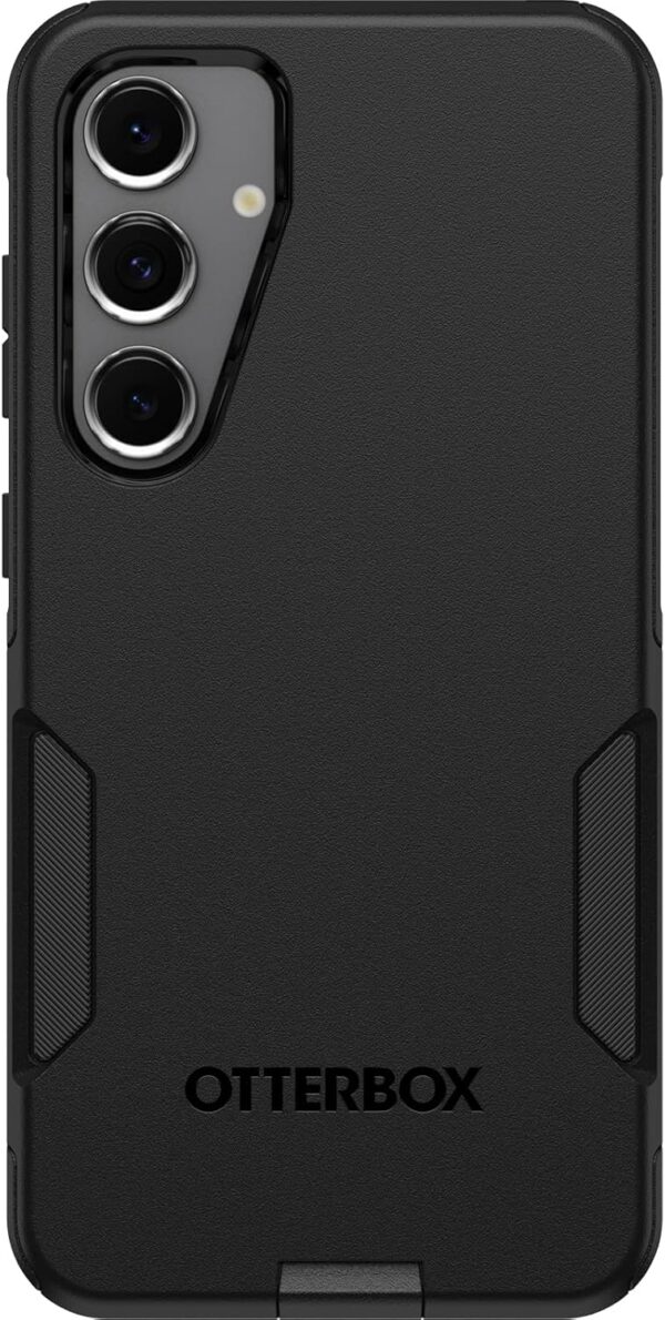 OtterBox Samsung Galaxy S24 FE Commuter Series Case - Black, Slim & Tough, Pocket-Friendly, with Port Protection