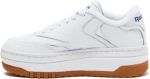 Reebok Club C Extra Platform Sneakers for Women - White Casual Tennis Women's Fashion Sneakers - Womens Shoes Size 5 to 11 - Image 3