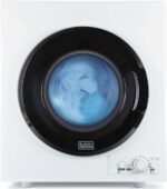 BLACK+DECKER BCED37 Compact Dryer for Standard Wall Outlet, Small, 4 Modes, Load Volume 13.2 lbs., White - Image 2