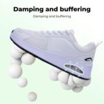 MAFEKE Womens Wide Toe Box Walking Shoes Arch Support Orthotic Shoes Tennis Gym Fashion Sneakers for Swelling Bunion Plantar Fasciitis US 6-11 - Image 5