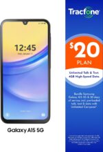 [Activation Promotion] Tracfone Samsung A15 5G Locked Prepaid Smartphone, 64GB, Black - Includes $20 Unlimited Talk, Text, & 4GB Data 30-Day Plan - Image 2