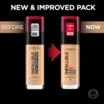 Suggest a better title and return a single title only without any other comments: L'Oreal Paris Makeup Infallible Up to 32 Hour Fresh Wear Lightweight Foundation, 410 Ivory, 1 Fl Oz, Packaging May Vary - Image 2