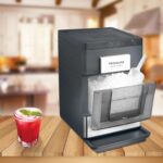 Frigidaire Gallery, 33 Lbs. Countertop Ice Maker, Nugget Shaped Ice, Stainless Steel Trim (Black) - Image 6