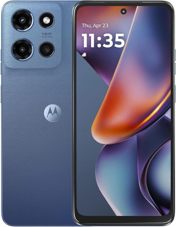 Verizon Prepaid Motorola Moto G 2025, 64GB, 5G, 50MP Camera System, 6.7" 120Hz Display, 5000mAh Battery, Unlocked Smartphone, Locked to Verizon Prepaid - Blue