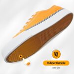 ZGR Womens White Tennis Shoes for Women,Lace up Canvas Sneakers,Casual Walking Canvas Shoes - Image 6