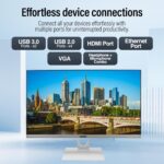 23.8" Full HD All in One PC Desktop Computer (Dec 2025 Release) - 16GB RAM, 512GB SSD, Windows 11, Intel 15th Gen Quad-Core CPU, HDMI, USB 3.0 - AIO PC with Wireless Keyboard, Mouse, 3MP Web Camera - Image 4