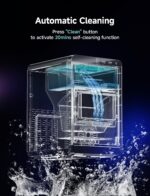 EUHOMY Nugget Ice Maker Countertop, 40Lbs/24H Pebble Ice Maker Machine, Self-Cleaning Countertop Sonic Ice Makers with Ice Scoop&Basket, Pellet Ice Maker Machine for Home/Kitchen/Office - Image 5