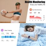 2026 Smart Watch for Men Women (Answer/Make Call), 1.96" HD Fitness Tracker Running Watch,IP68 Waterproof,Pedometer, Sleep/Step/Activity/Heart Rate Monitor,110+ Sport Mode Smartwatch for Android Phone - Image 4