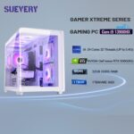 Gaming PC | Core 13th I9 13900HX(24Cores 32Threads Up to 5.4G) RTX 5060 8G GPU | DDR5 32G RAM | Nvme 1TB SSD | Prebuilt Desktop Computer White WiFi - Image 2