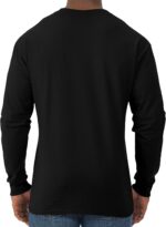 Jerzees Mens Dri-Power Cotton Blend Long Sleeve Tees, Moisture Wicking, Odor Protection, UPF 30+, Sizes S-3x - Image 3