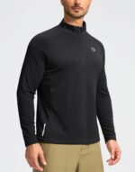 G Gradual Men's Running Shirts Long Sleeve Athletic Shirt Lightweight Quick Dry Quarter Zip Pullover for Men Workout Gym Golf - Image 2