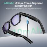 2026 Upgraded – Smart Camera Glasses, 8MP Resolution Supporting 1080P HD Video Recording, Supports Photo/Video/Audio Recording, 410mAh Battery, with AI Assistant/AI Translation/Bluetooth Calling - Image 6