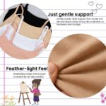 Suggest a better title and return a single title only without any other comments: Popular Cotton Girls Training Bra - Crop Cami Training Bras for Girls with Adjustable Straps. Cotton Bra Pack. - Image 4