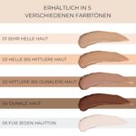 Suggest a better title and return a single title only without any other comments: M. Asam Magic Finish Make-Up Mousse (1.01 Fl Oz) – 4in1 Primer, Foundation, Concealer & Powder With Buildable Coverage, Hides Redness And Dark Spots, Vegan, For Light To Medium Skin Tones - Image 6