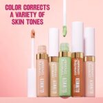 Suggest a better title and return a single title only without any other comments: Revlon Glimmer Correcting Concealer, Liquid Under Eye Makeup, Made with Caffeine, Vitamin C, & Stevioside, 115 Yellow, 0.3 fl oz - Image 4